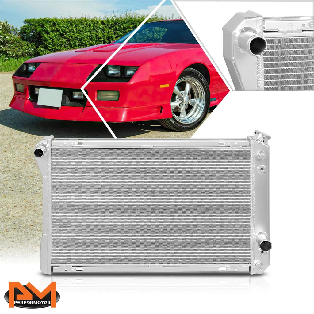 3-Row Aluminum Racing Radiator for Chevy Camaro/Pontiac Firebird (1982–1992)