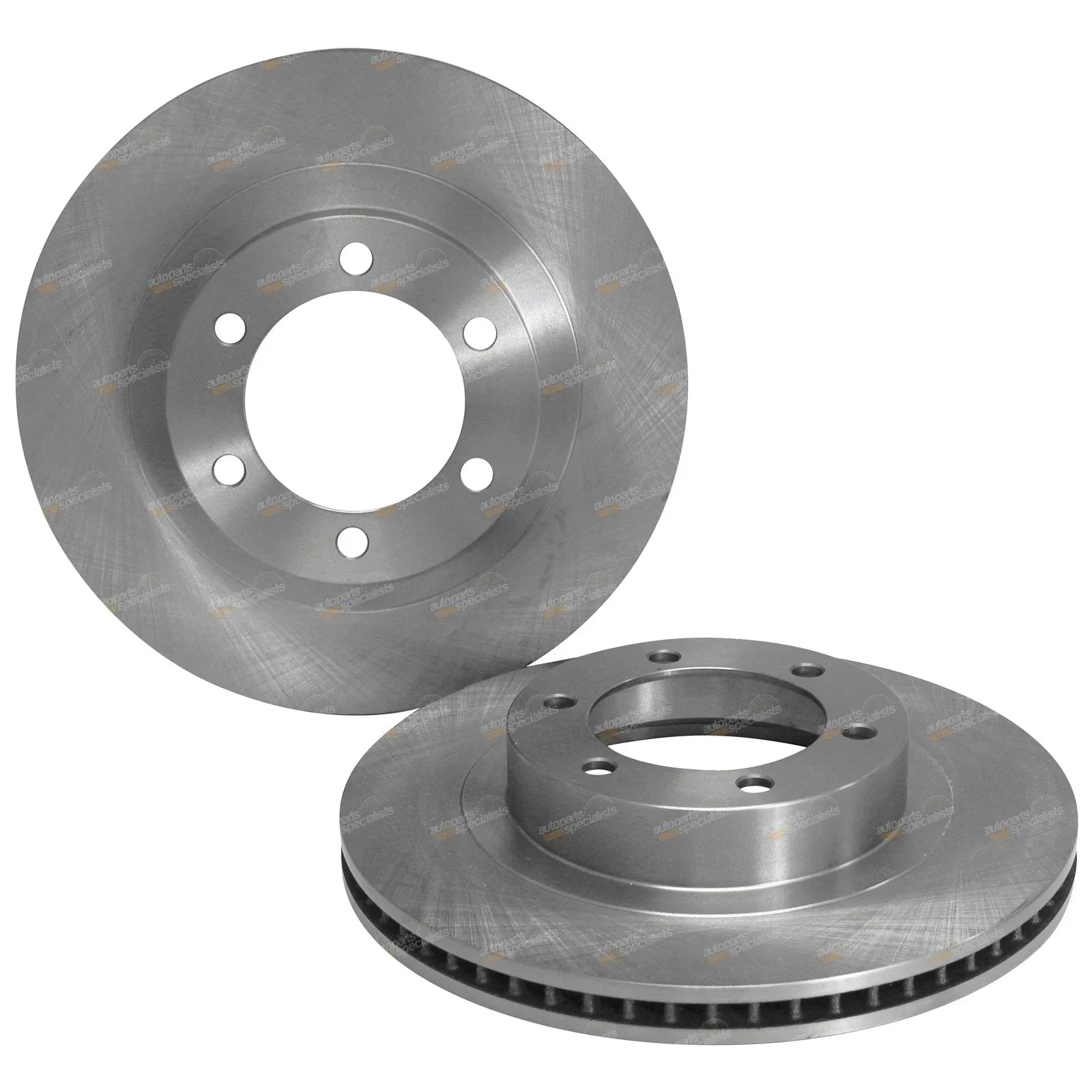 2x Front Disc Brake Rotors for Toyota Fortuner GUN156 4cyl 2.8L (2015–2019)
