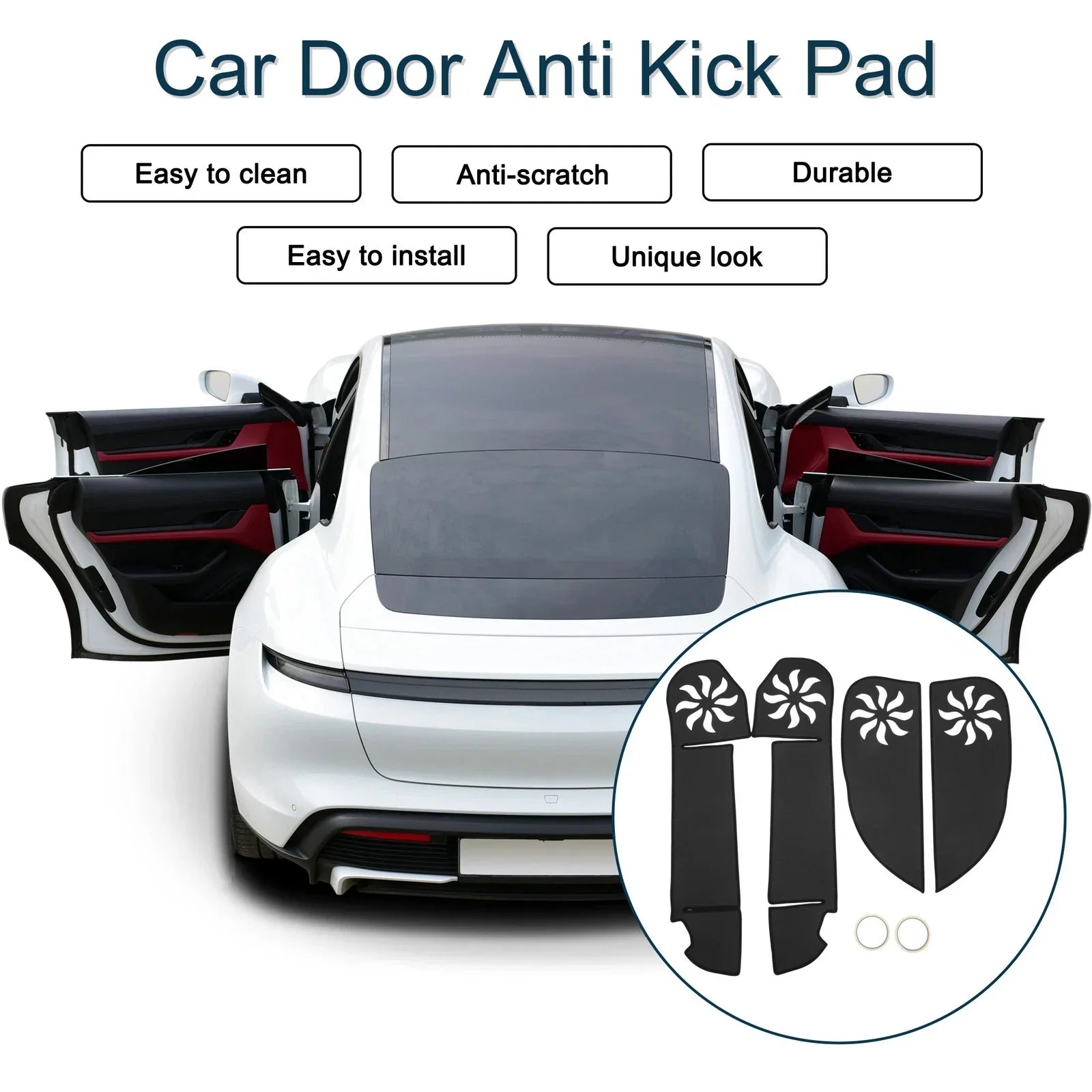Car Door Anti Kick Pad Protector for Lexus IS/IS250/IS350/IS F (2006-2011)