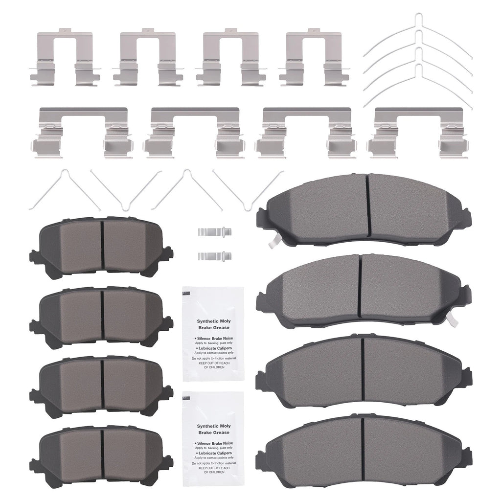 Disc Brake Pads Set for Honda Pilot (2016–2022), Ridgeline (2017–2025)
