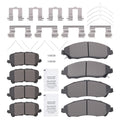 Disc Brake Pads Set for Honda Pilot (2016–2022), Ridgeline (2017–2025)