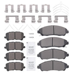 Disc Brake Pads Set for Honda Pilot (2016–2022), Ridgeline (2017–2025)