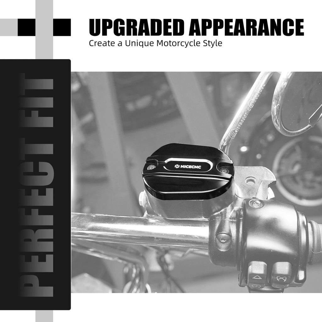 Front Right Brake Reservoir Cover for Harley Sportster 1200 Nightster (2007–2017)