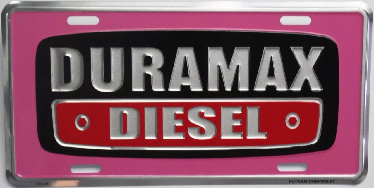 License Plate Tag for Chevrolet Duramax GMC (2001–2023)