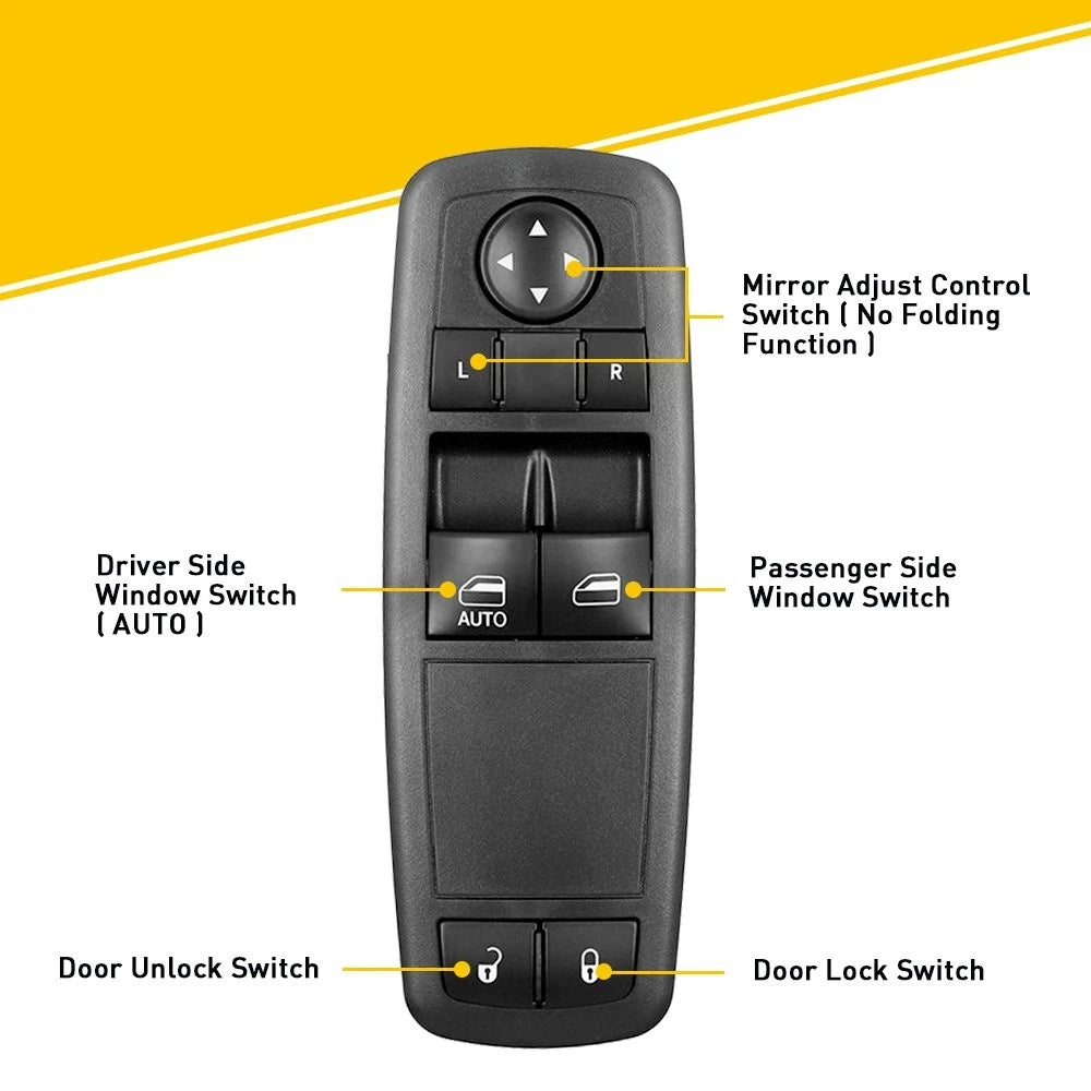 Power Window Switch for Chrysler Town & Country, Dodge Grand Caravan (2008–2016)