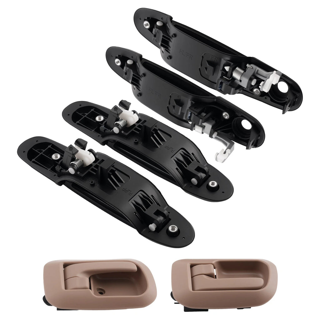 6X Door Handle Kit for Toyota Sienna (1998–2003) 69277-08010-E0 Plastic