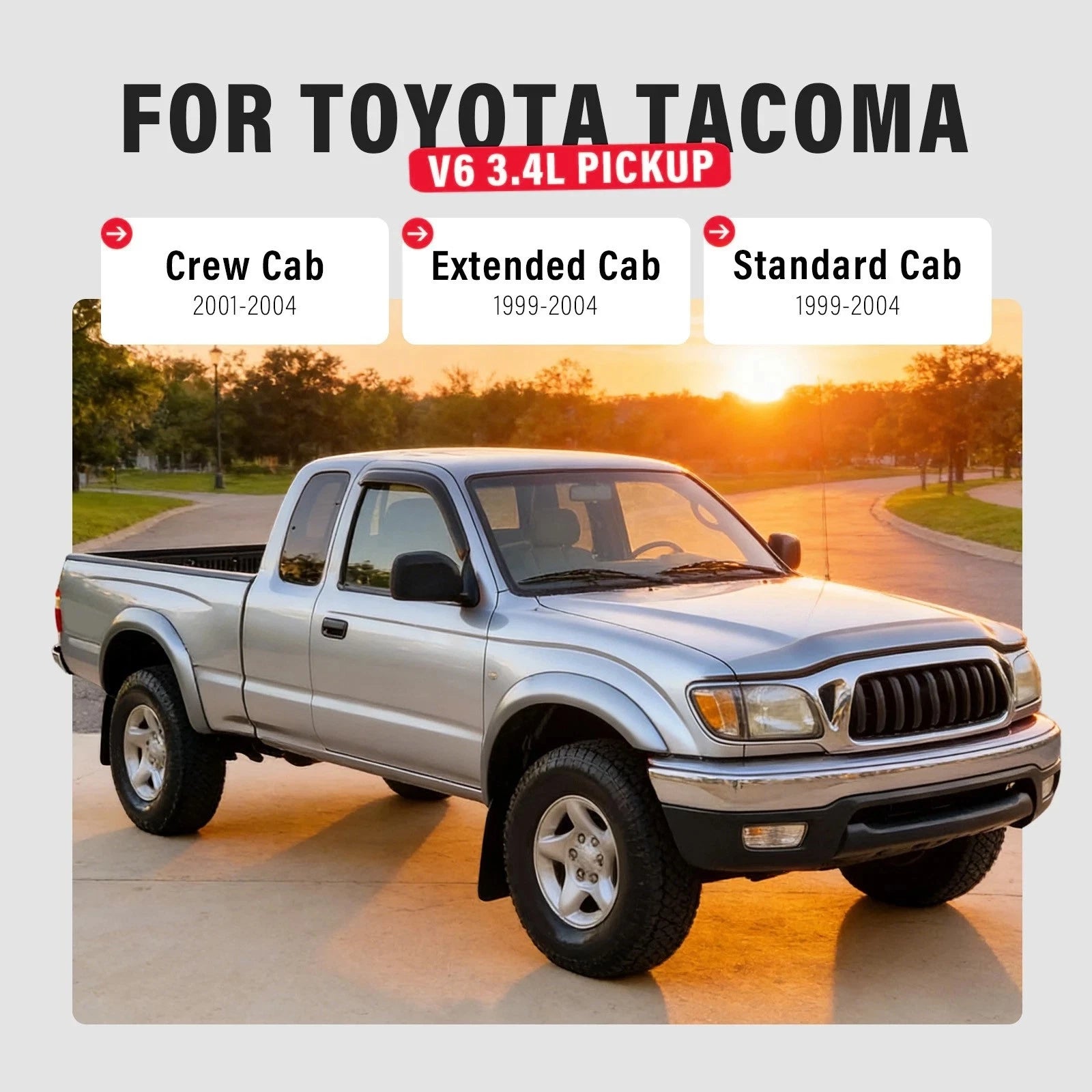 Air Cleaner Filter Box Intake for Toyota Tacoma V6 (1999-2004)