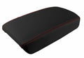 Armrest Cover for Acura TSX (2009–2014) - Leather, Red Stitch