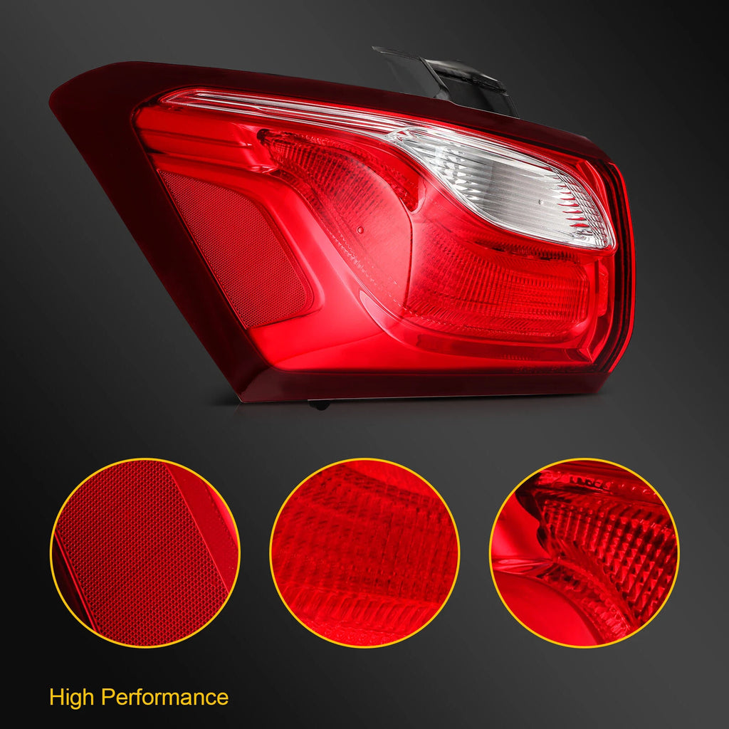 Tail Light Assembly for Chevy Equinox (2018–2020) Red Housing Left Side