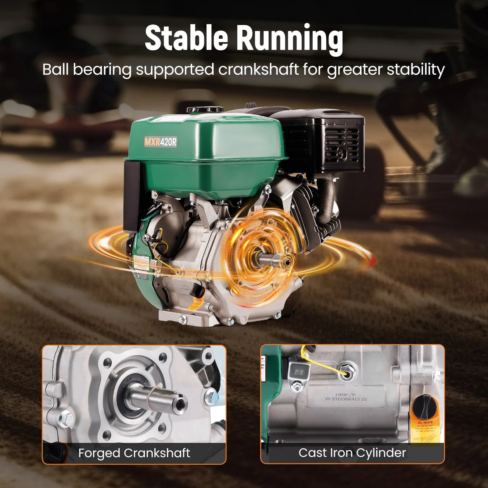 15HP 420cc 4 Stroke Engine for Go Kart Water Pump