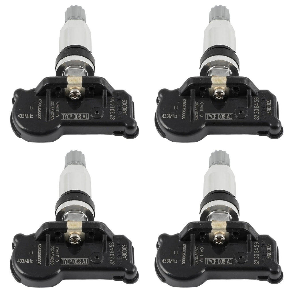 Set of 4 Tire Pressure Sensors for Chevrolet Cavalier (2006–2023) 433MHz