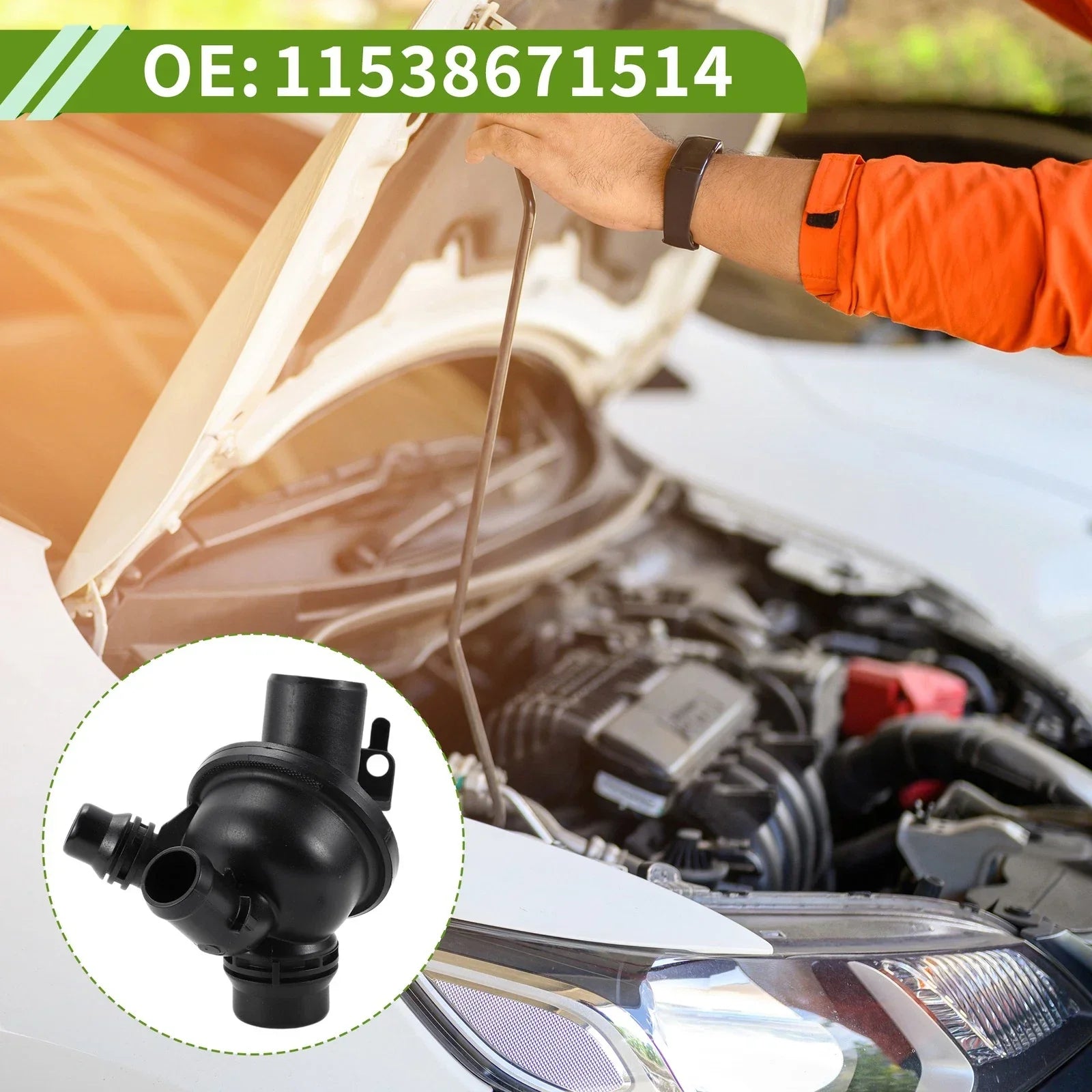 Thermostat Housing Assembly 3.0L L6 for BMW 640i (2012-2018)