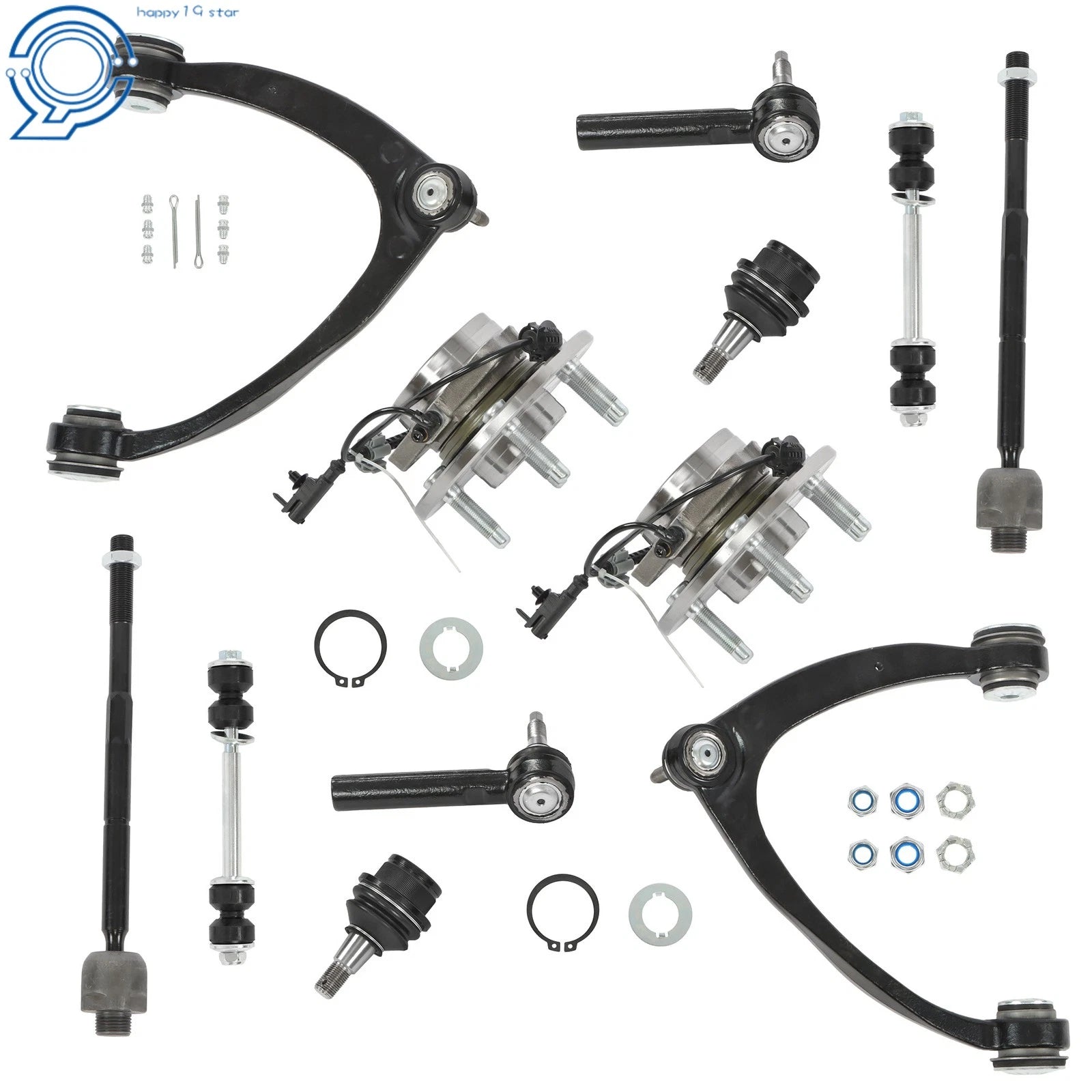 Set of 2 Front Upper Control Arms for Chevrolet Suburban 1500 (2007–2013)