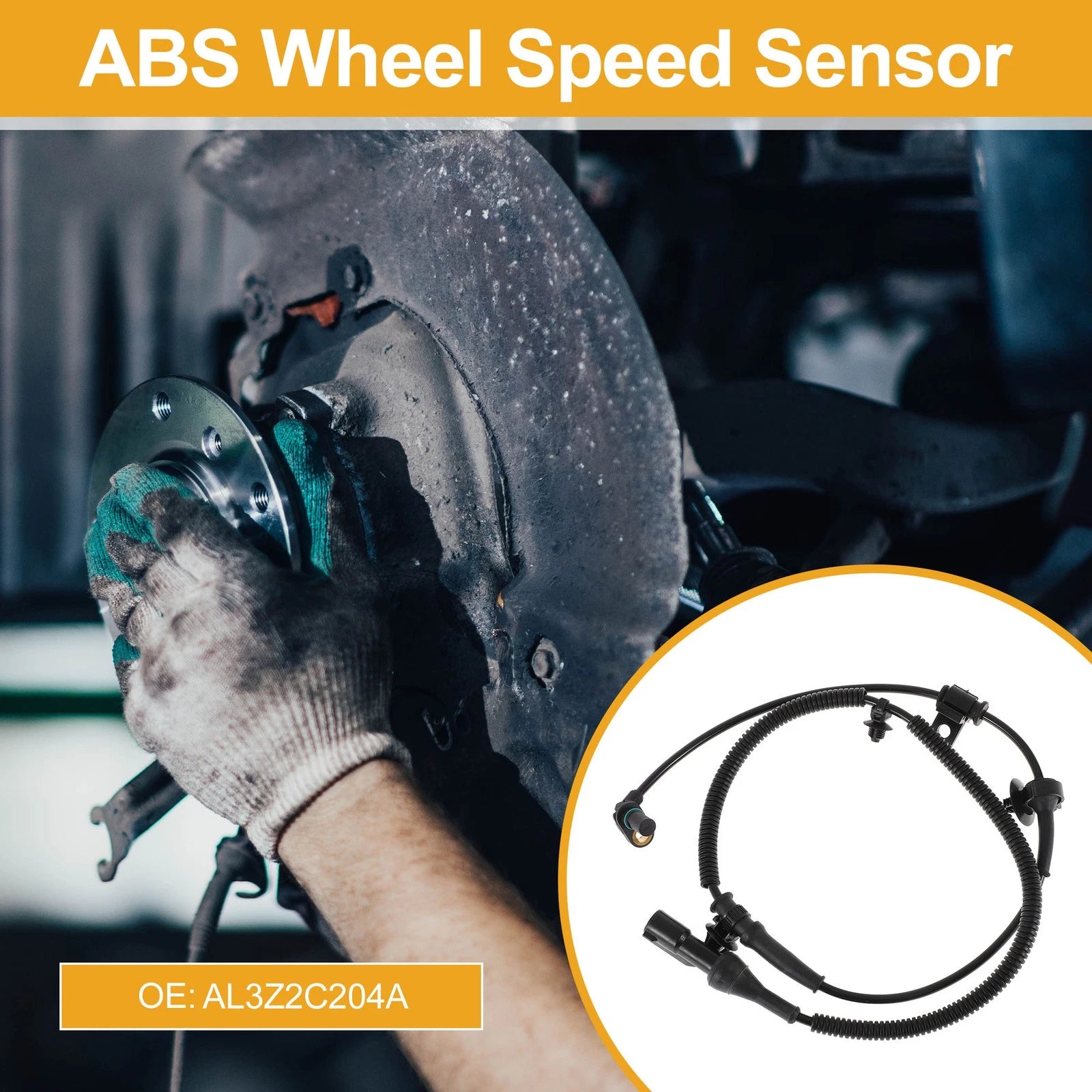 ABS Wheel Speed Sensor No.AL3Z2C204A for Ford F-150 (2004–2020)