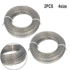 Set of 2 Trimmer Lines 2.0 - 3.0 mm x 15m for Tool Parts