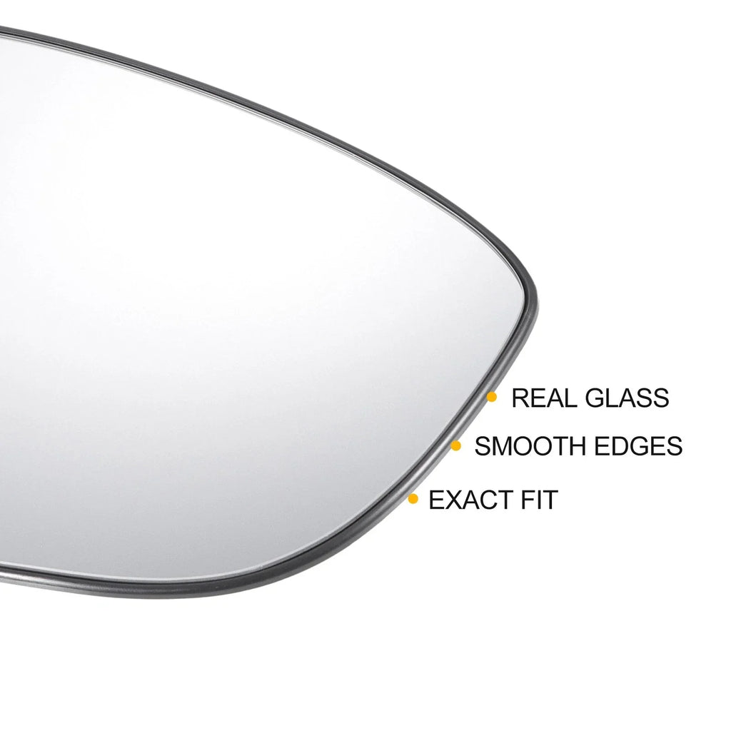 Right Side White Mirror Glass w/ Back Non-heated for Honda Accord (2018-2022)