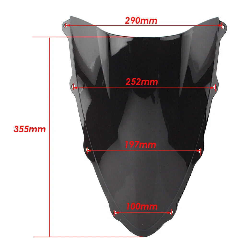 Smoke ABS Plastic Windshield for Ducati 1299 (2015-2019)