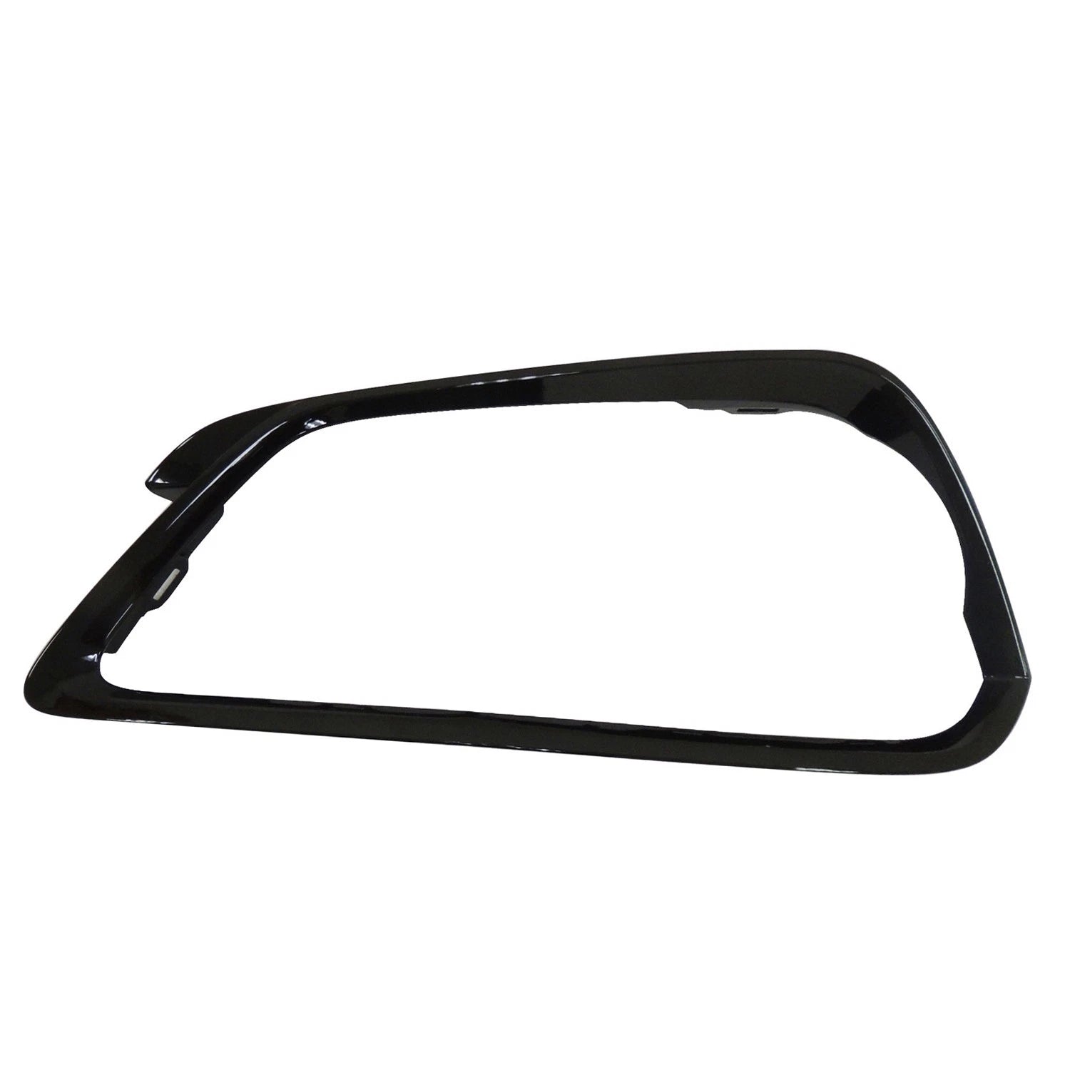 Replacement Front Driver Side Bumper Cover Molding for Black Polypropylene