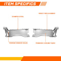 Set of 2 Rear Bumper End Caps for Ford F-250 F-350 F-450 SD (2023–2025)