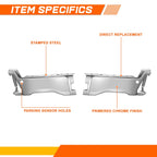 Set of 2 Rear Bumper End Caps for Ford F-250 F-350 F-450 SD (2023–2025)
