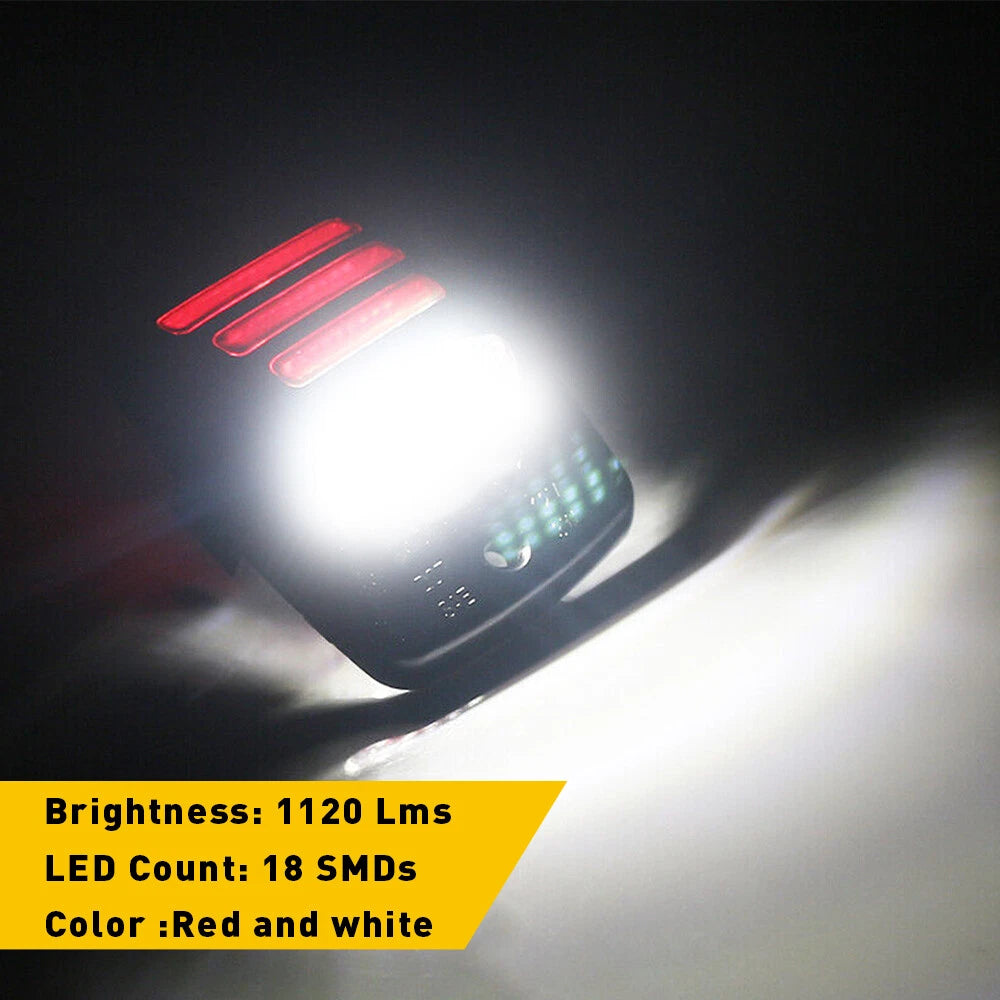 LED Rear Bumper License Plate Lights for Toyota Tacoma Tundra (2005–2015)