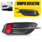 Rear Driver Side Bumper Reflector Bezel Trim for Honda Civic (2016–2021)