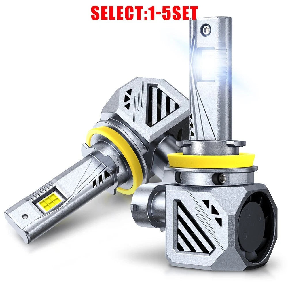 H11 LED Headlight Kit for 500% Bright 6500K White