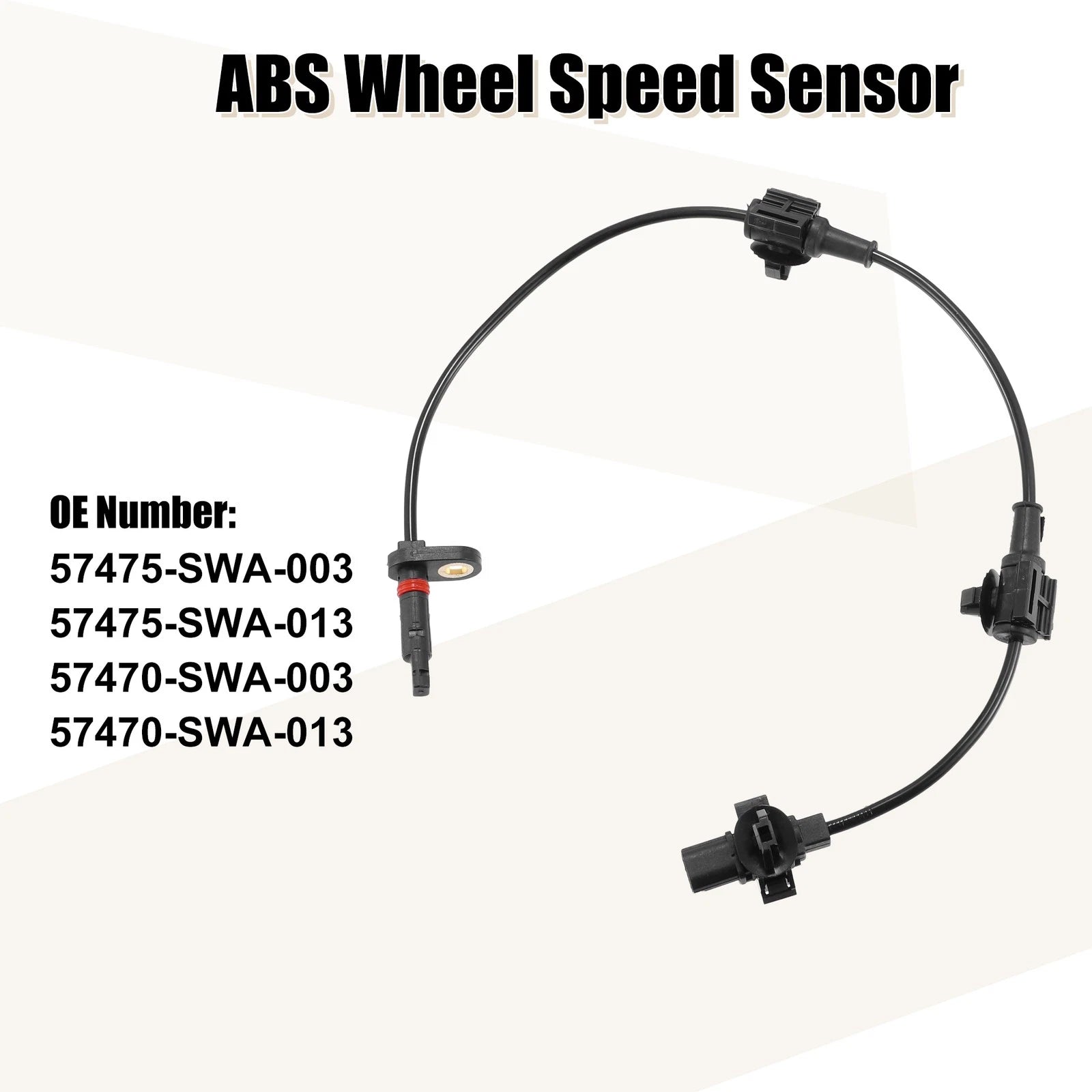 2X ABS Sensor for Honda CR-V (2007) 57475-SWA-003 57470-SWA-003