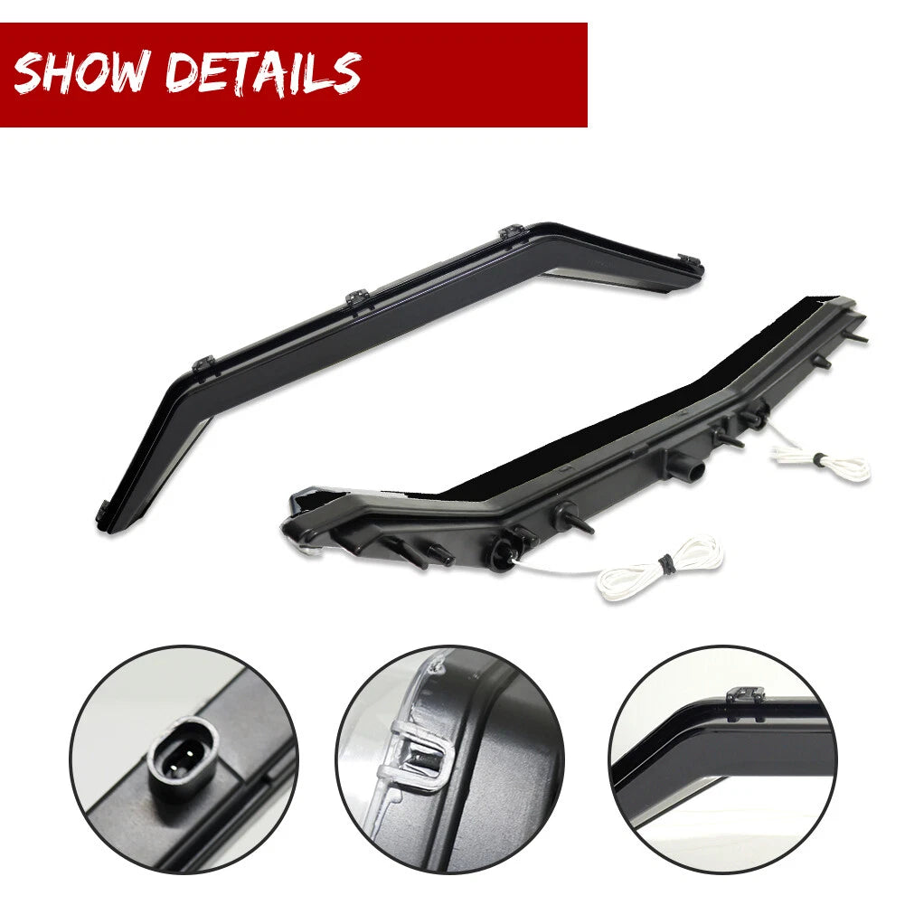 Front Grille Upper Sequential LED Signal Lamp for Polaris RZR PRO XP / 4