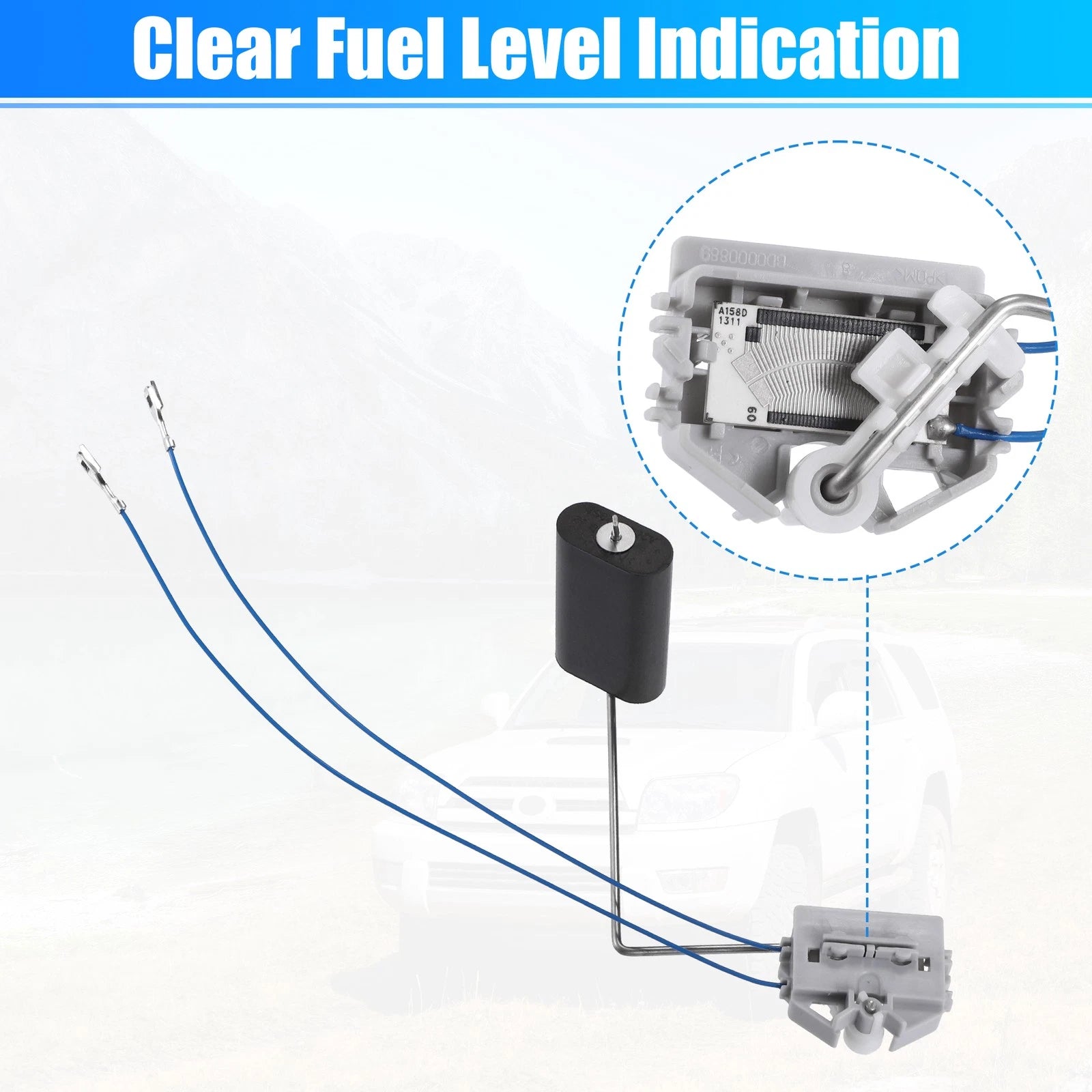 Fuel Tank Float Gauge Sending Unit for Chevy Malibu (2004–2006) No.22672171