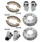 Front Brake Drum Wheel Cylinder w/Shoes for Honda Rubicon 500 TRX500FA (2001–2004)