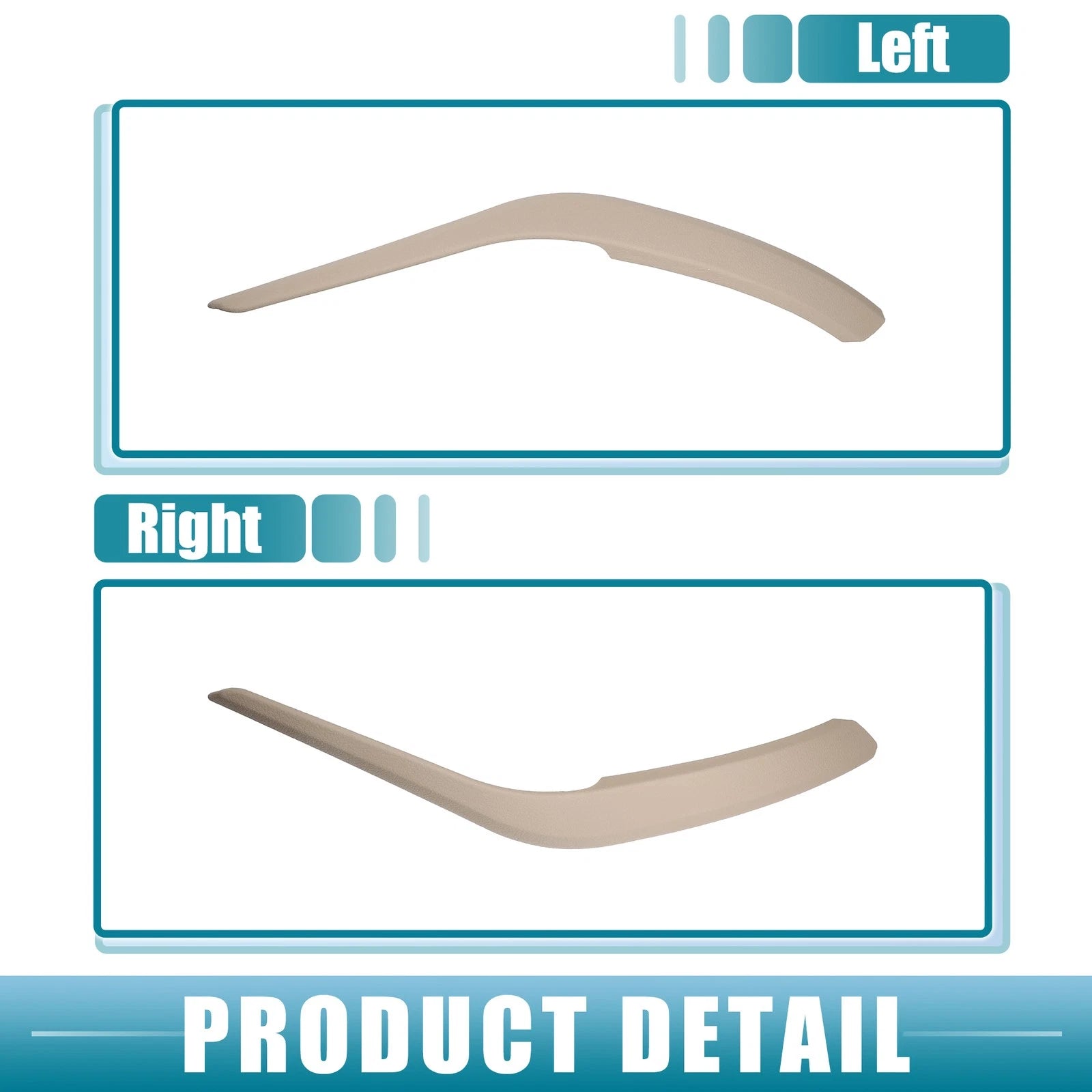 Interior Door Pull Handle Cover 51412991775 for BMW X1 (2013–2015) Beige