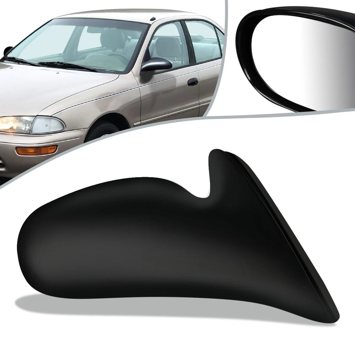 OE Style Powered Adjust Door Mirror for Chevy Prizm (1998–2002)