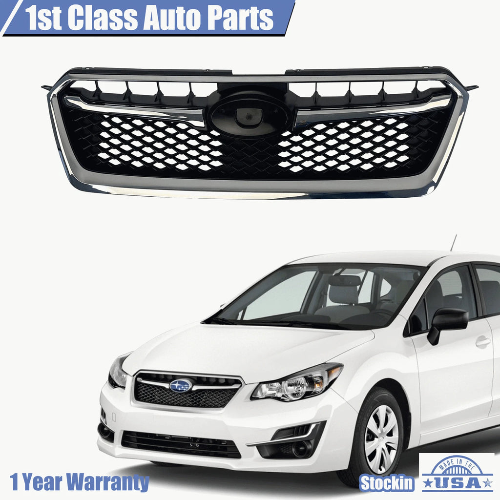 Front Grille Set with Moulding Trim for Subaru Impreza (2012–2016)