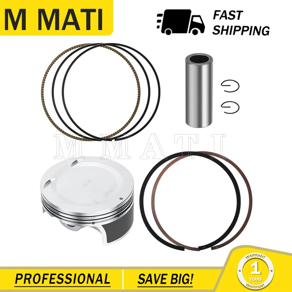 Forged Piston Kit for Yamaha Grizzly 700 YFM700FG (2007–2013) 102mm Standard Bore
