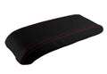 Leather Console Lid Armrest Cover for Jeep Compass (2009–2016) Red Stitch