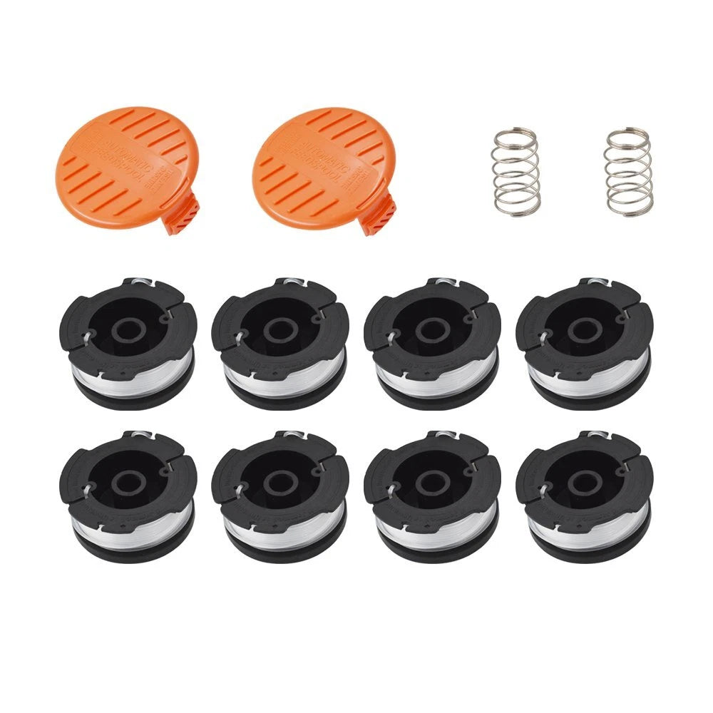 Set of 8 Spools for Black and Decker CST1100 CST2000 MTC220 MTE912 NST1018