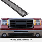 Stainless Black Mesh Rivet Grille for GMC Sierra 1500 (2007-2013)