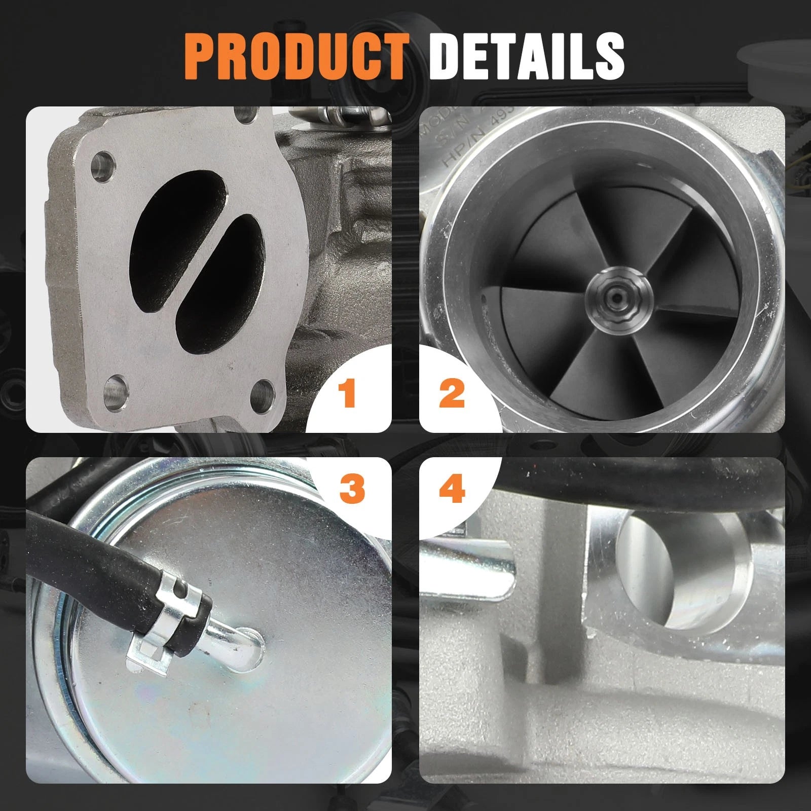 Turbocharger for Chevy Camaro, Equinox, Malibu 2.0L (2013–2021)