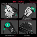 Front Right Window Regulator w/o Motor for BMW E46 323i 325i 328i 330i (1998–2006)