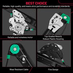 Front Right Window Regulator w/o Motor for BMW E46 323i 325i 328i 330i (1998–2006)