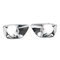 Set of 2 Fog Light Bezel Covers Chrome for Jeep Grand Cherokee (2011–2013)