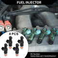 Set of 4 Fuel Injectors for Honda Civic (2006–2011) 1.8L No.16450-RNA-A01