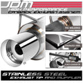 Stainless Exhaust Catback for CRX/Del Sol DOHC/SOHC (N1, 4.5" Tip)