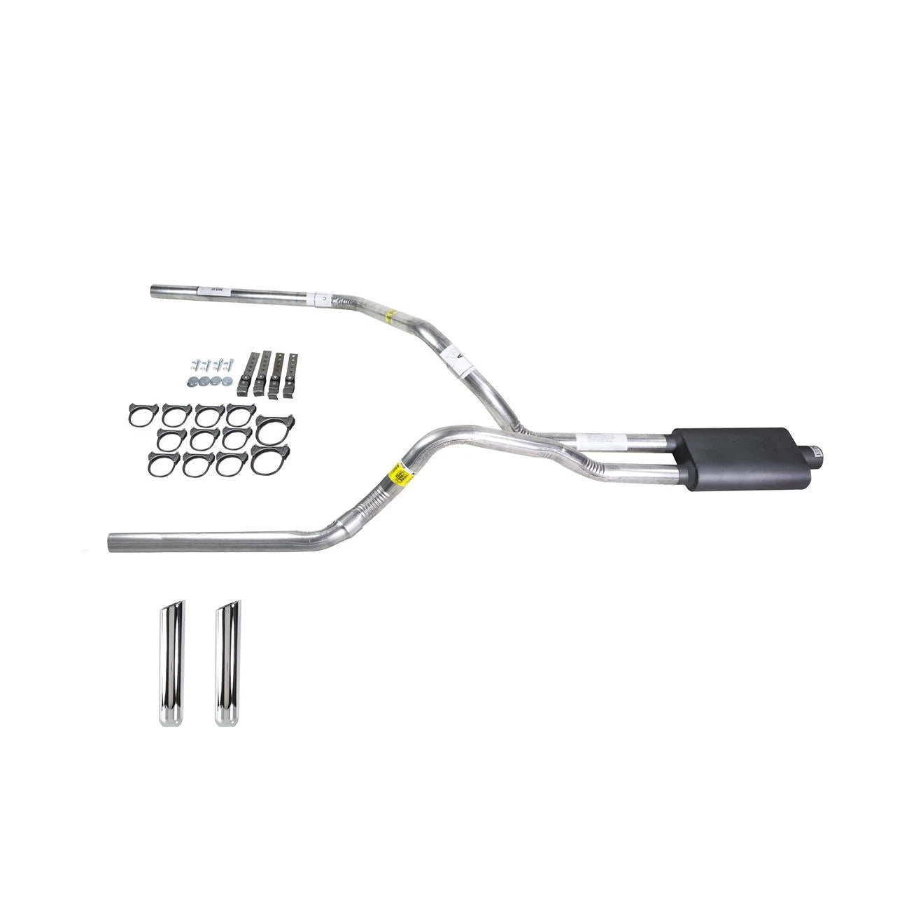 Dual Exhaust Pipe for Ram 1994-2001 with Flowsound Muffler