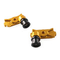 Gold CNC Swingarm Spool Adapters for Kawasaki Ninja 250 300 (2013-2023)