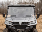 Clear Scratch Resistant Full Vented Windshield for CFMOTO UForce (2018–2023)