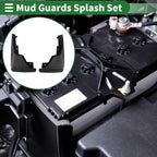 Mud Flaps Splash Guards for Ford Edge (2009–2014) W/ Mount Accessories