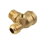 3 Port Brass Male Threaded Check Valve for Air Compressor