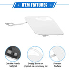 Front Bumper Tow Hook Cover for Mercedes-Benz C250 (2012-2014) - White
